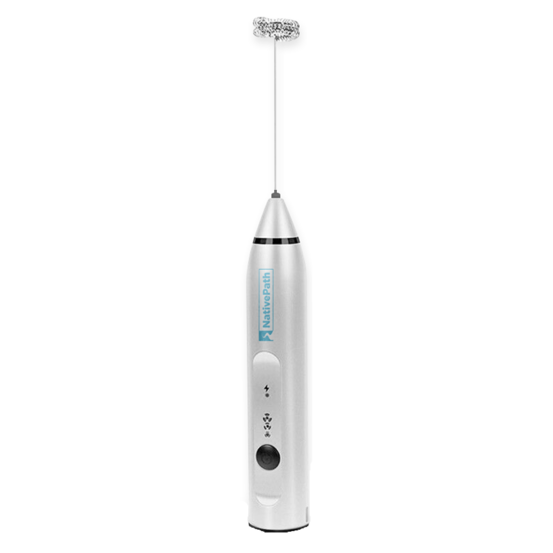 Electric Milk Frother Wand for Mixing Collagen & MCT Oil Powder