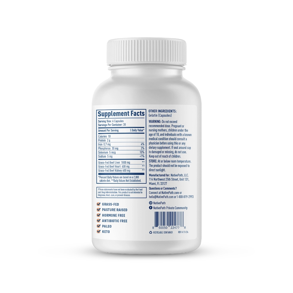 NativePath Organ Complex Back Image
