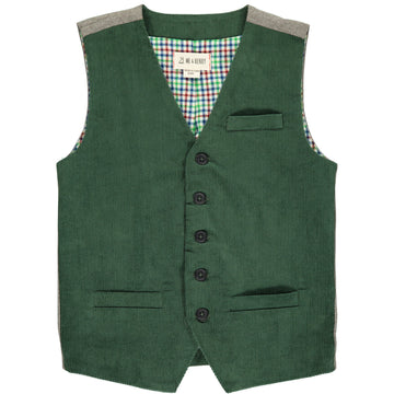 Green Cord Vest