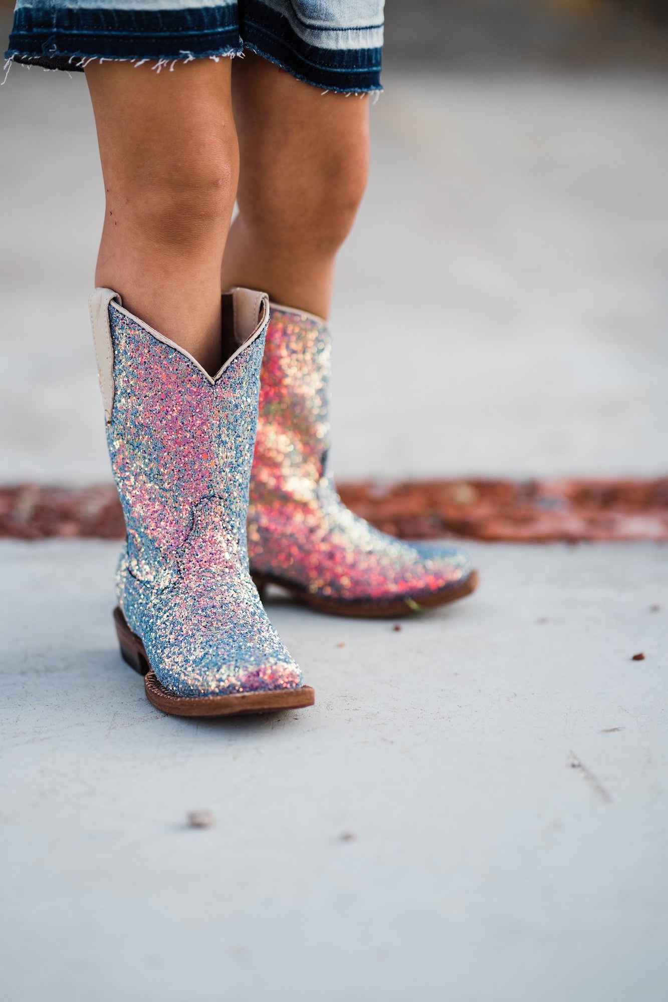 little girl glitter cowboy boots