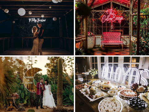 Neon Sign Wedding Venue