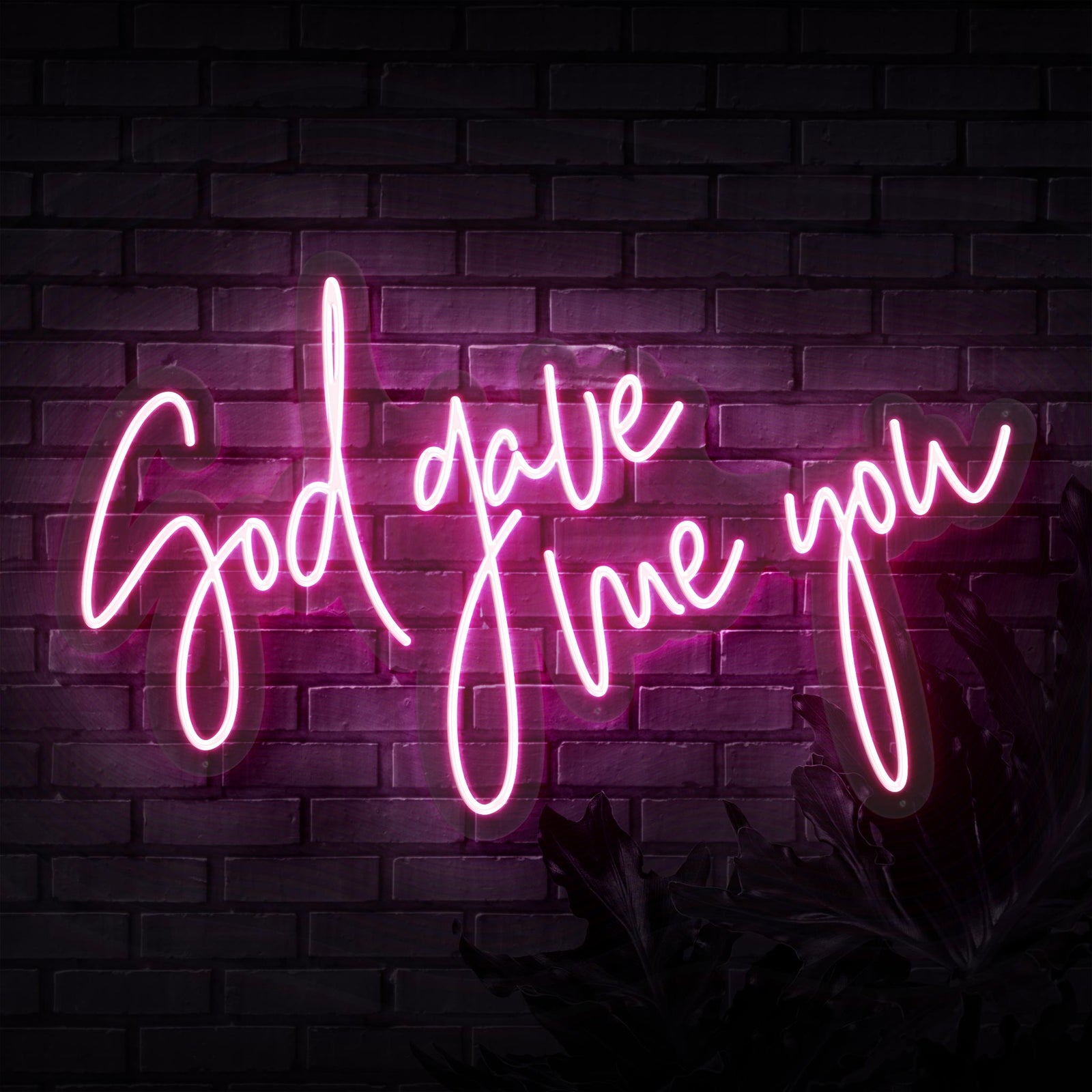 God Gave Me You Neon Sign | Sketch & Etch AU