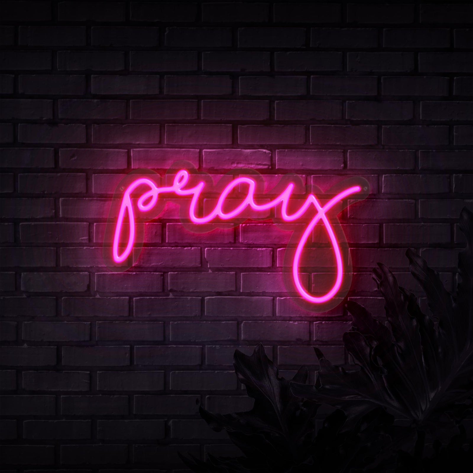 Pray Neon Sign | Sketch & Etch AU
