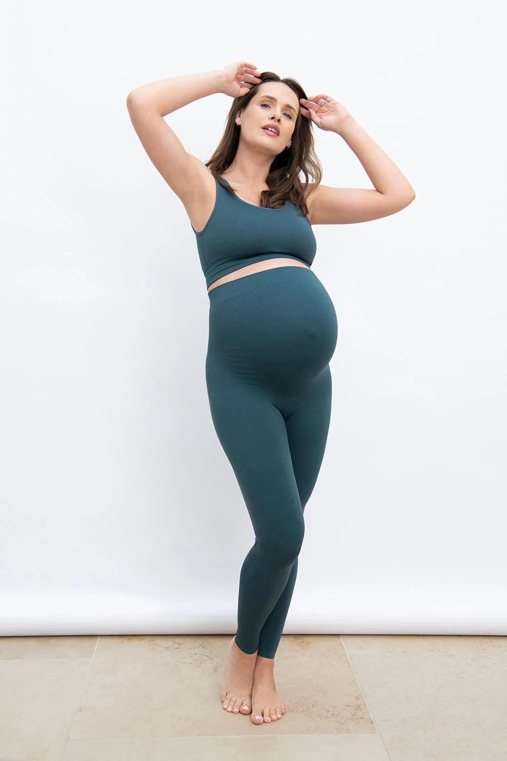 Seamless Maternity Leggings – Twin Pack