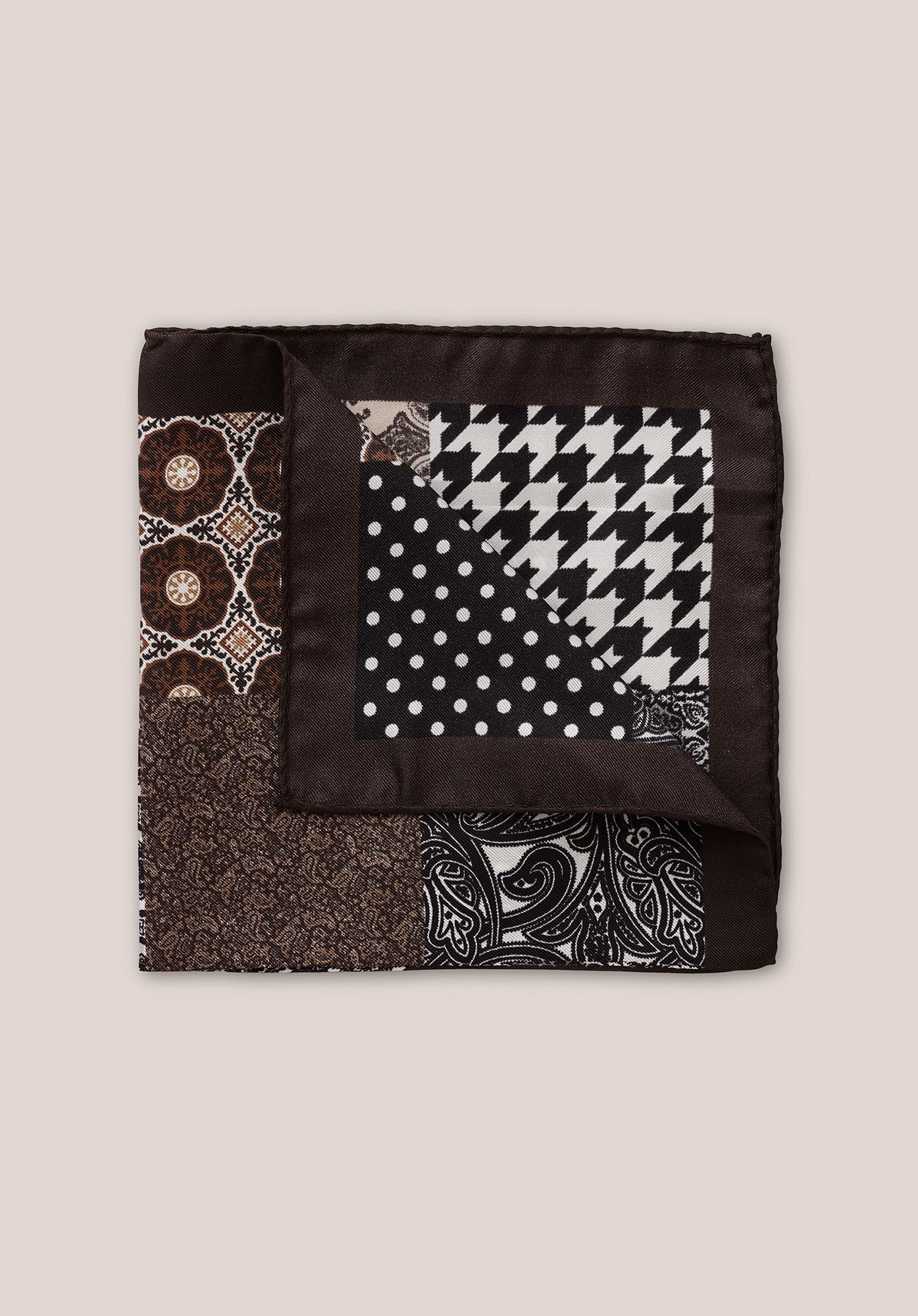 PATCHWORK FOULARD POCHETTE