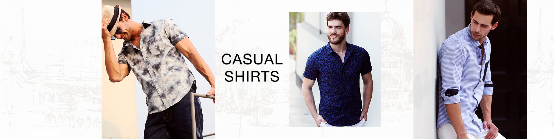 Buy casual shirts for men | Mens slimfit Shirt online India at Zobello