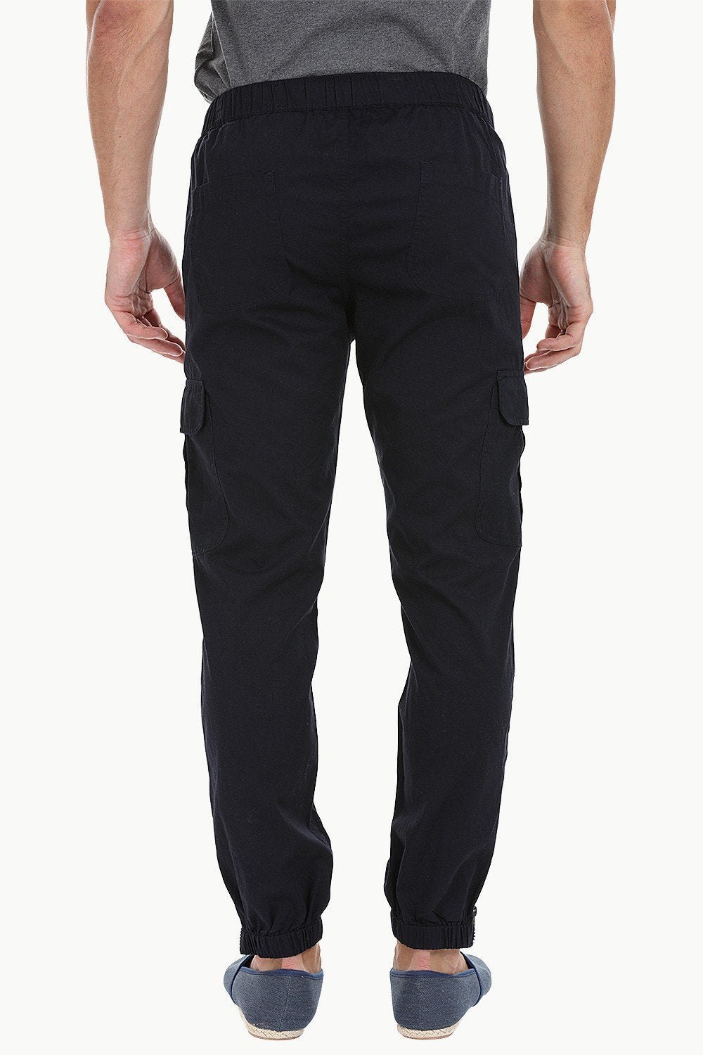 Buy Online Navy Cuff Jogger Cargo Pants for Men Online at Zobello