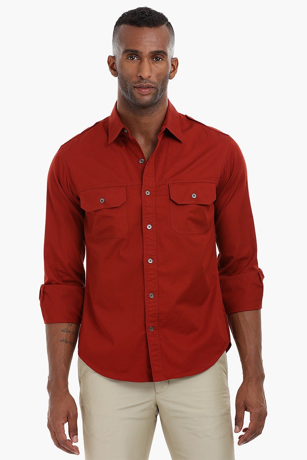 safari style shirt mens