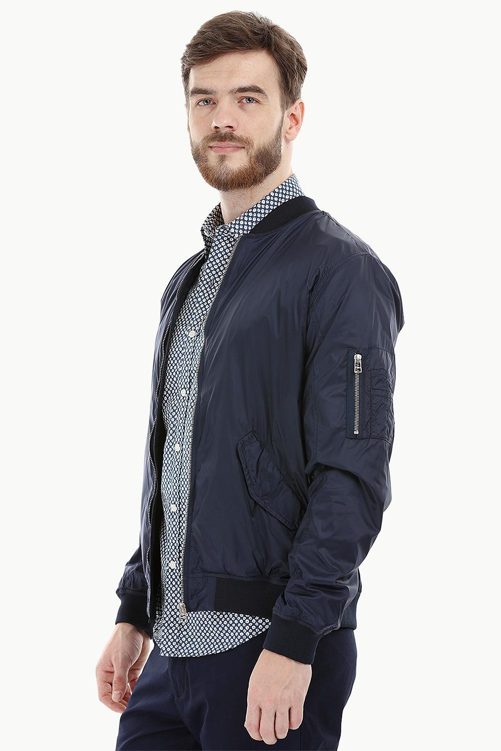 Buy Online Lightweight Navy Bomber Jacket for Men Online in India at ...