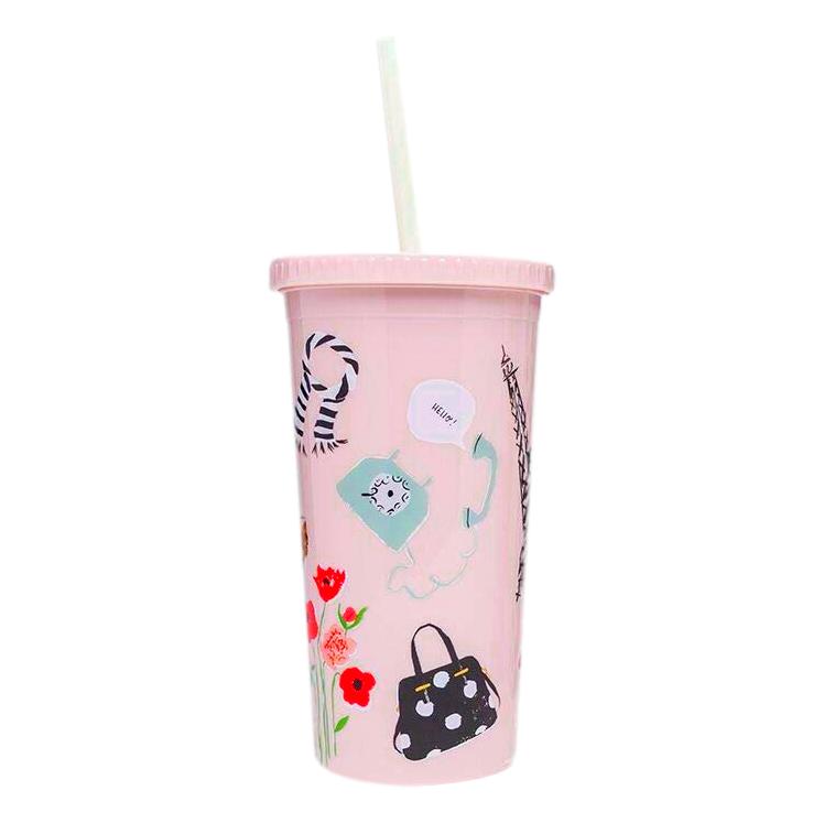 Kate Spade New York Paris Parisienne Chic Pink Double Wall Tumbler w/L –  Aura In Pink Inc.