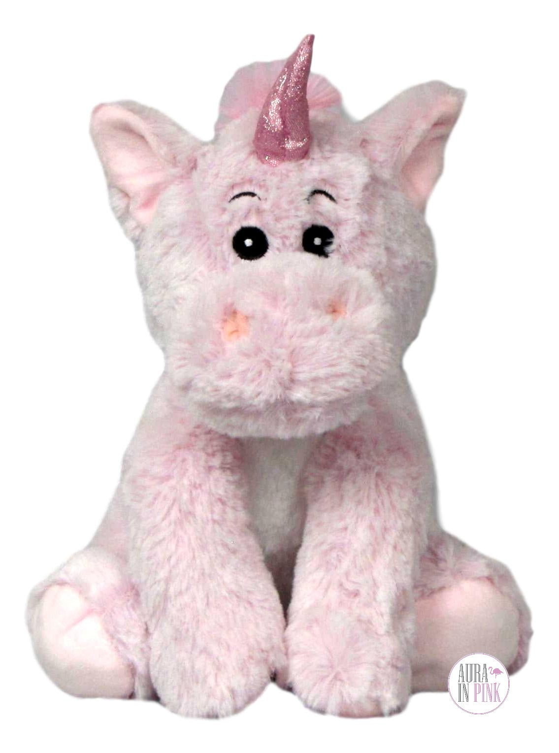 pink stuffed dog toy