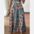 S-5XL Plus Size Summer full length carribean style Dress W/floral Print