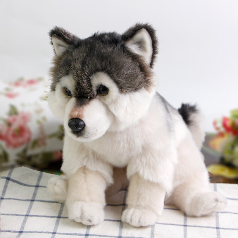 kawaii wolf plush