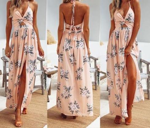 casual halter dress