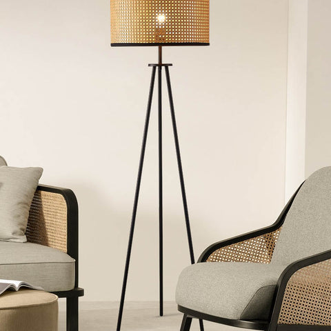 zara rattan lamp