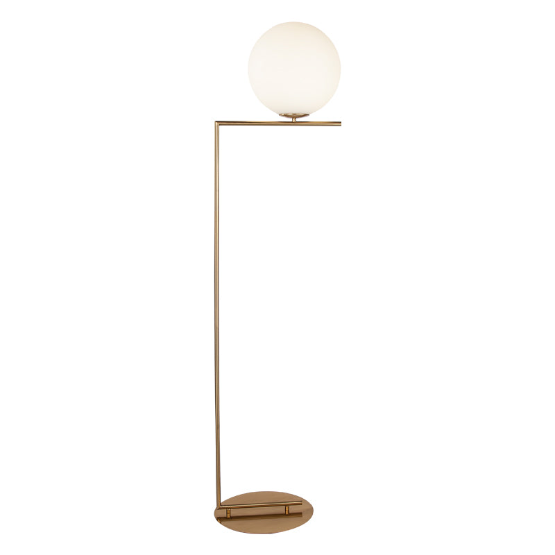 glass ball floor lamp