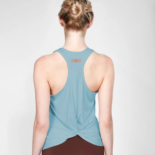 Isle Knot Vest Top | Skyscraper Blue