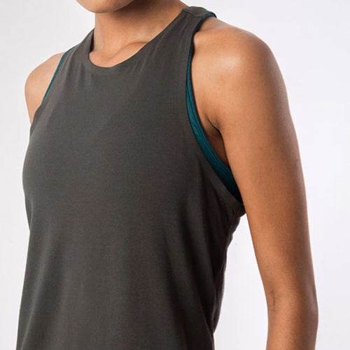 Isle Knot Vest Top | Charcoal Grey