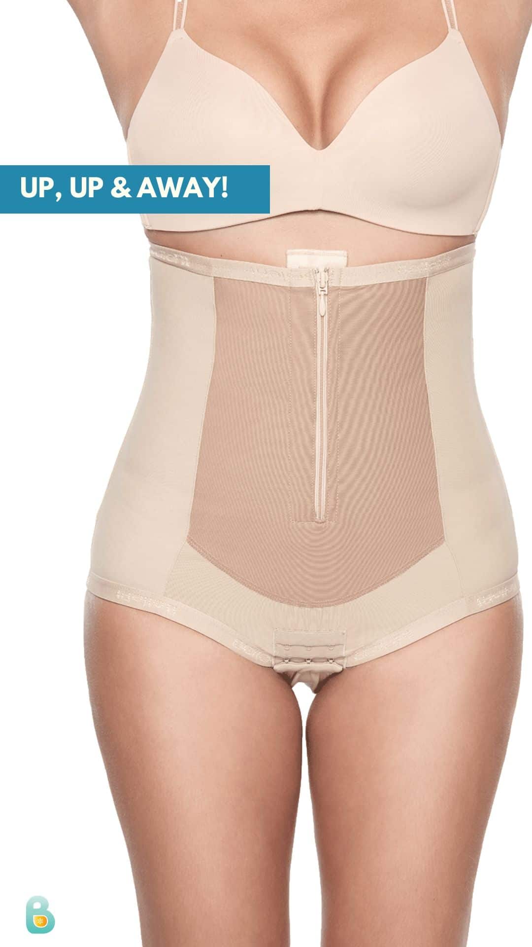 Girdle with Front Zipper  Bellefit Postpartum Girdles & Corsets