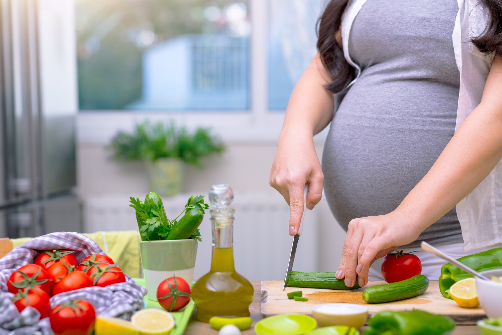 Healthy nutrition for pregnant woman