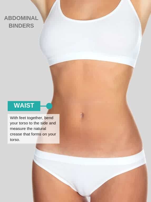 Waist sizing chart