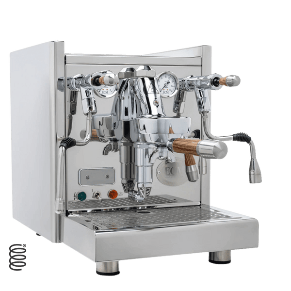 Elektra Mini Verticale Semiautomatic Espresso Machine in Chrome