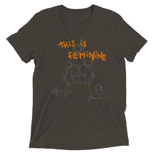 "Feminine" T-shirt // Tee / Unisex / Fitness / Training / Minimalistic