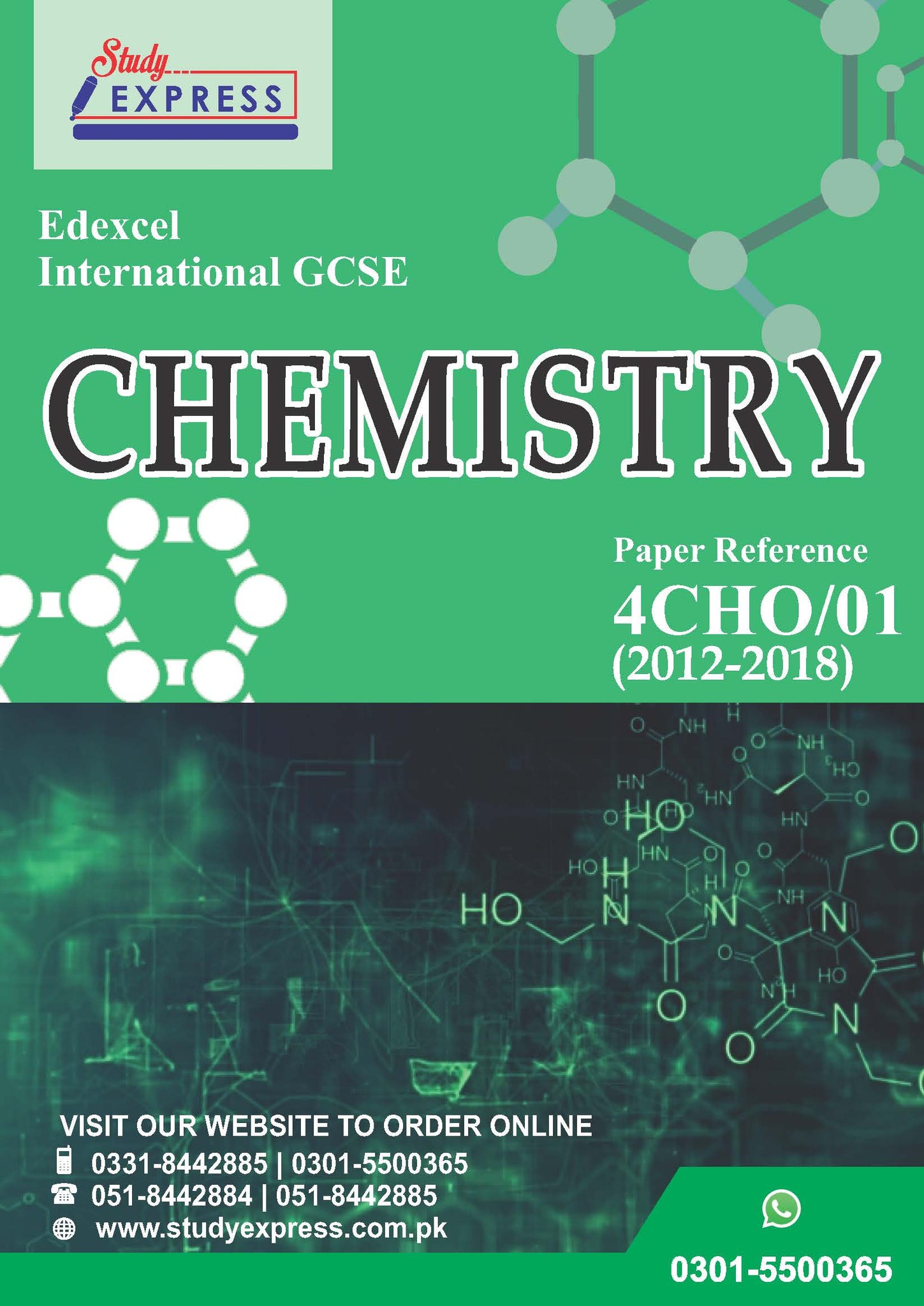 Edexcel Igcse Chemistry Paper 1 C Past Papers 2012 2018 Studyexpress ...