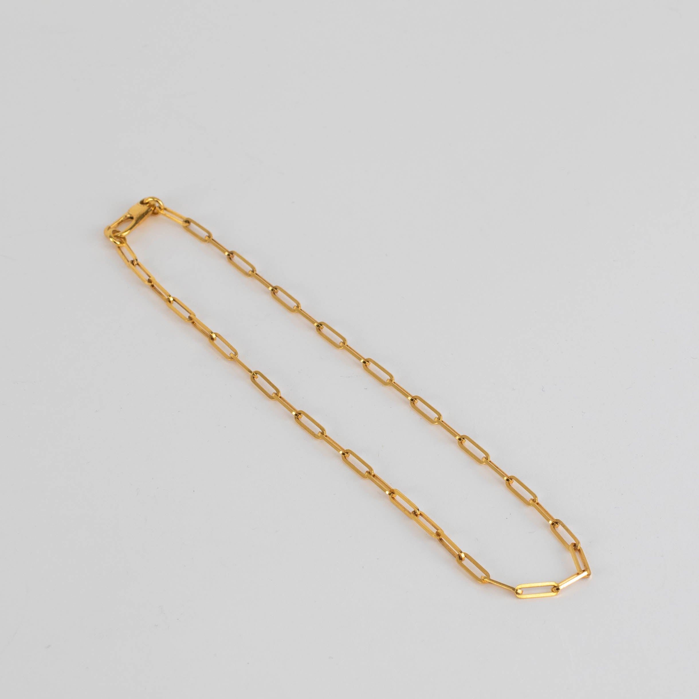 image of Otiumberg Gold Vermeil Paperclip Necklace