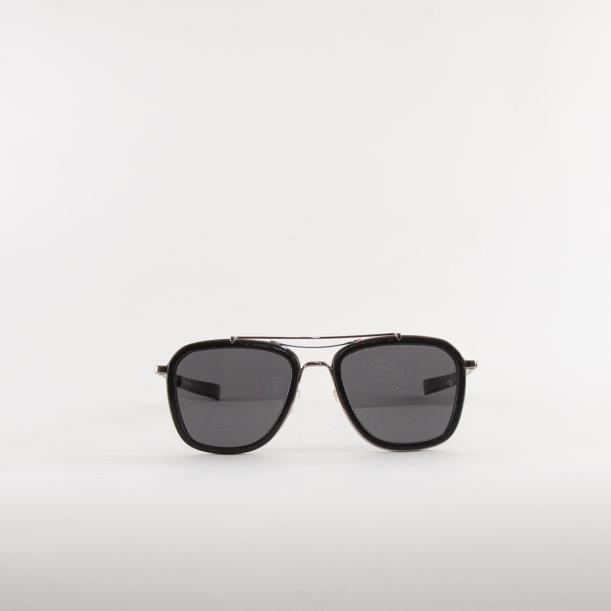 image of Rag & Bone Black Phantom Aviator Style Sunglasses