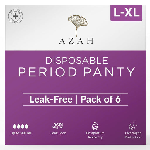 Buy Azah Period Panties For Women - Leak Proof, Breathable Panties For All  Day & Night Comfort Online at Best Price of Rs 699 - bigbasket