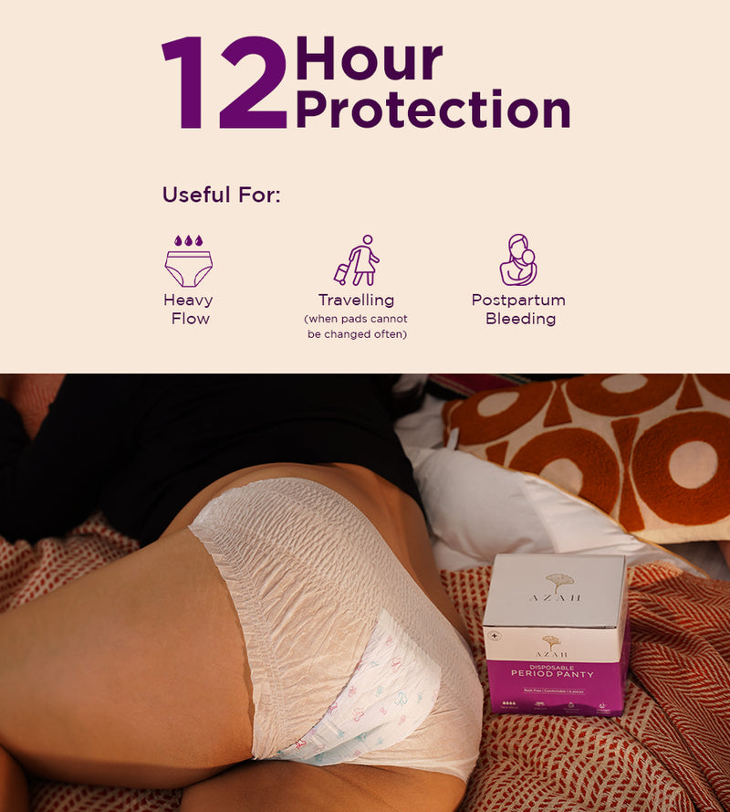Buy Reusable Period Panty - Heavy flow - Absorbs upto 6 pads of flow Online  in India