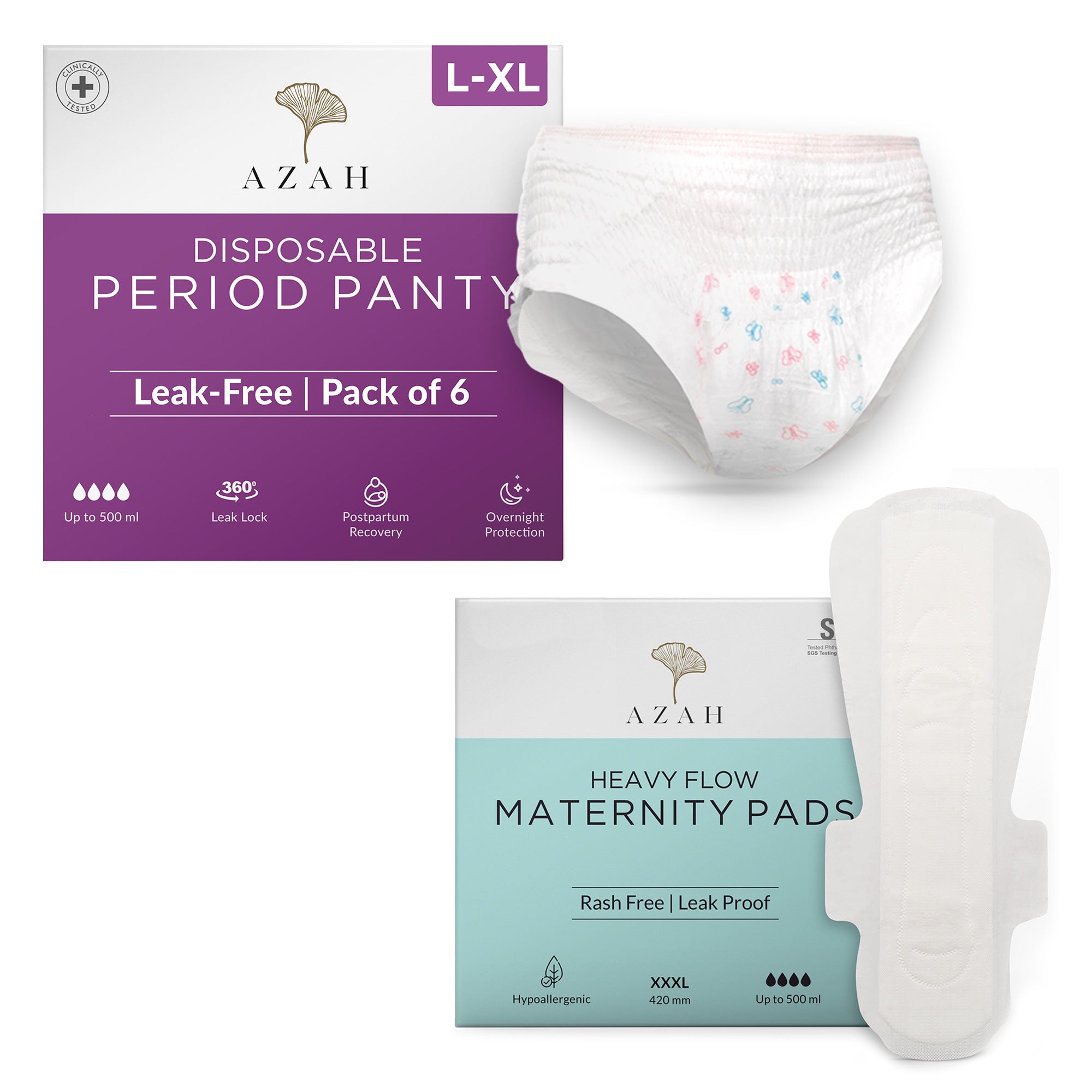 Azah After Delivery Maternity Sanitary Pads Price - Buy Online at Best  Price in India