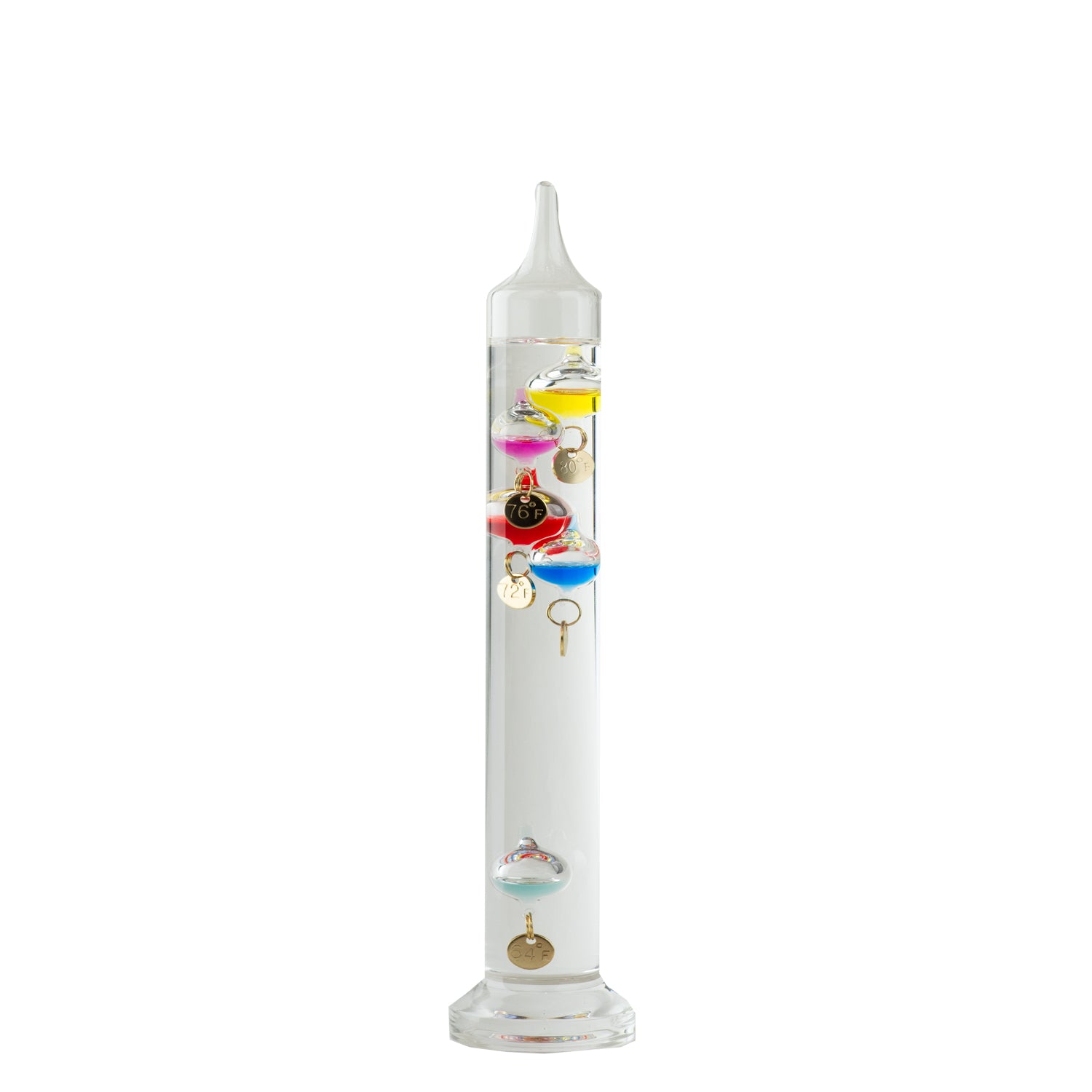 La Crosse 914-4928 11-inch Glass Galileo Indoor Thermometer