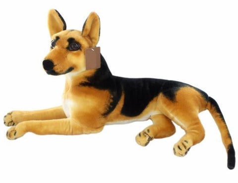 Jesonn Realistic Stuffed Animals German Dog Shepherd Plush Toys (18.9 inch)