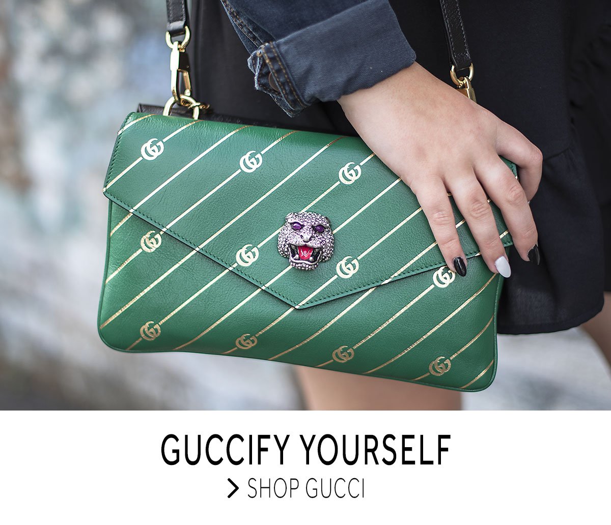 Gucci Nymphair Handle Lady Bag