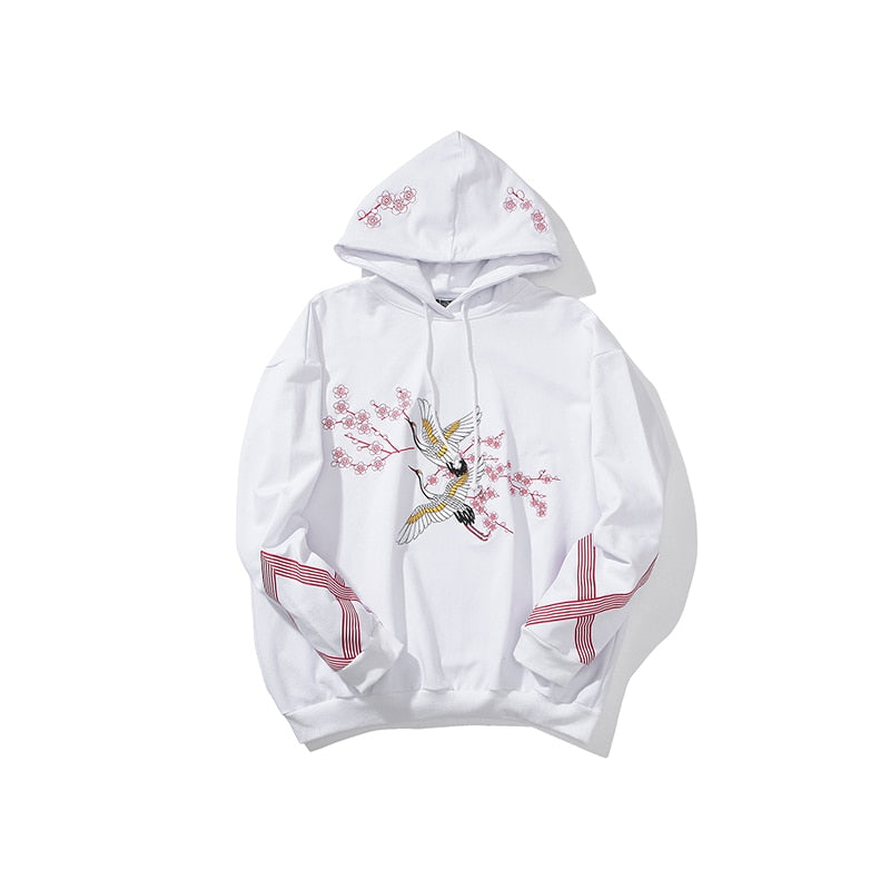 japanese flower hoodie