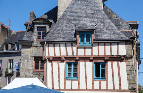Quimper half timber houses