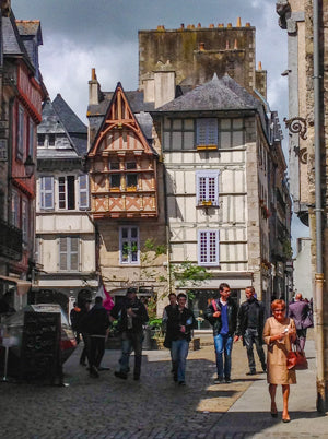 Quimper cobbled streets