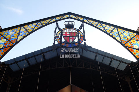 La Boqueria markets Barcelona Spain