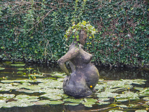 Cycling Tour Třeboň Czech Lady in the Pond ConnalKit