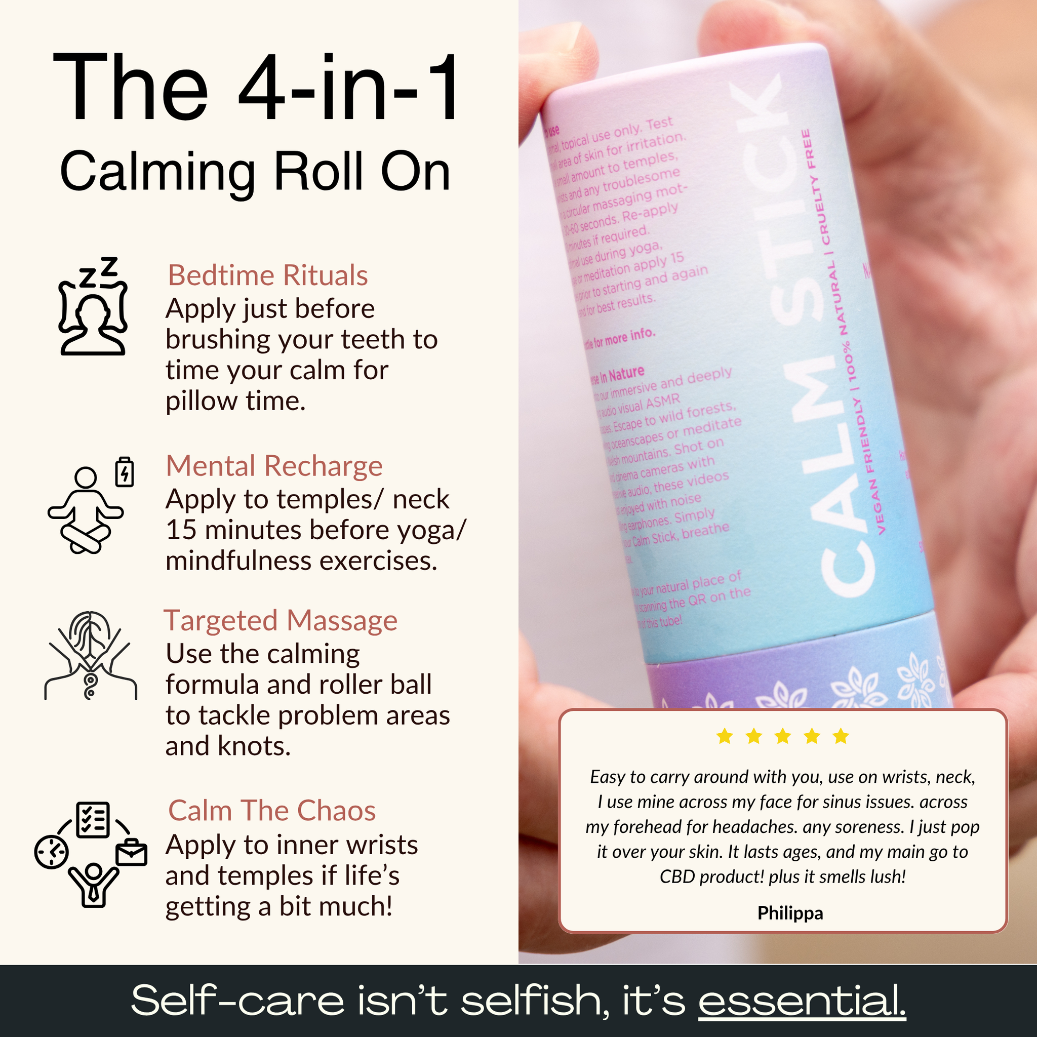 best calming cbd roll on for anxiety and stress infinity cbd calm stick 