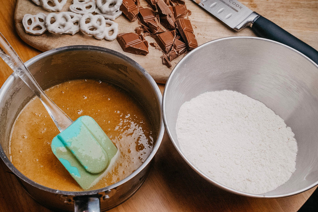 Rezept für CBD-Kekse mit nassen und trockenen Zutaten