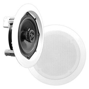 Pyle Pair 8” Bluetooth Flush Mount In-wall In-ceiling 2-Way