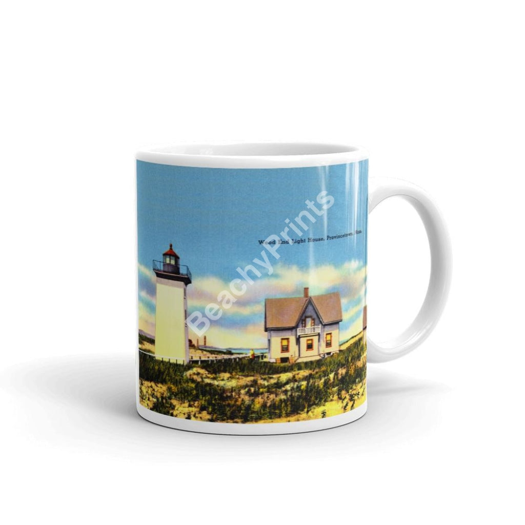 Wood End Light House Provincetown Massachusetts Coffee Mug Vintage Retro 11Oz Mugs