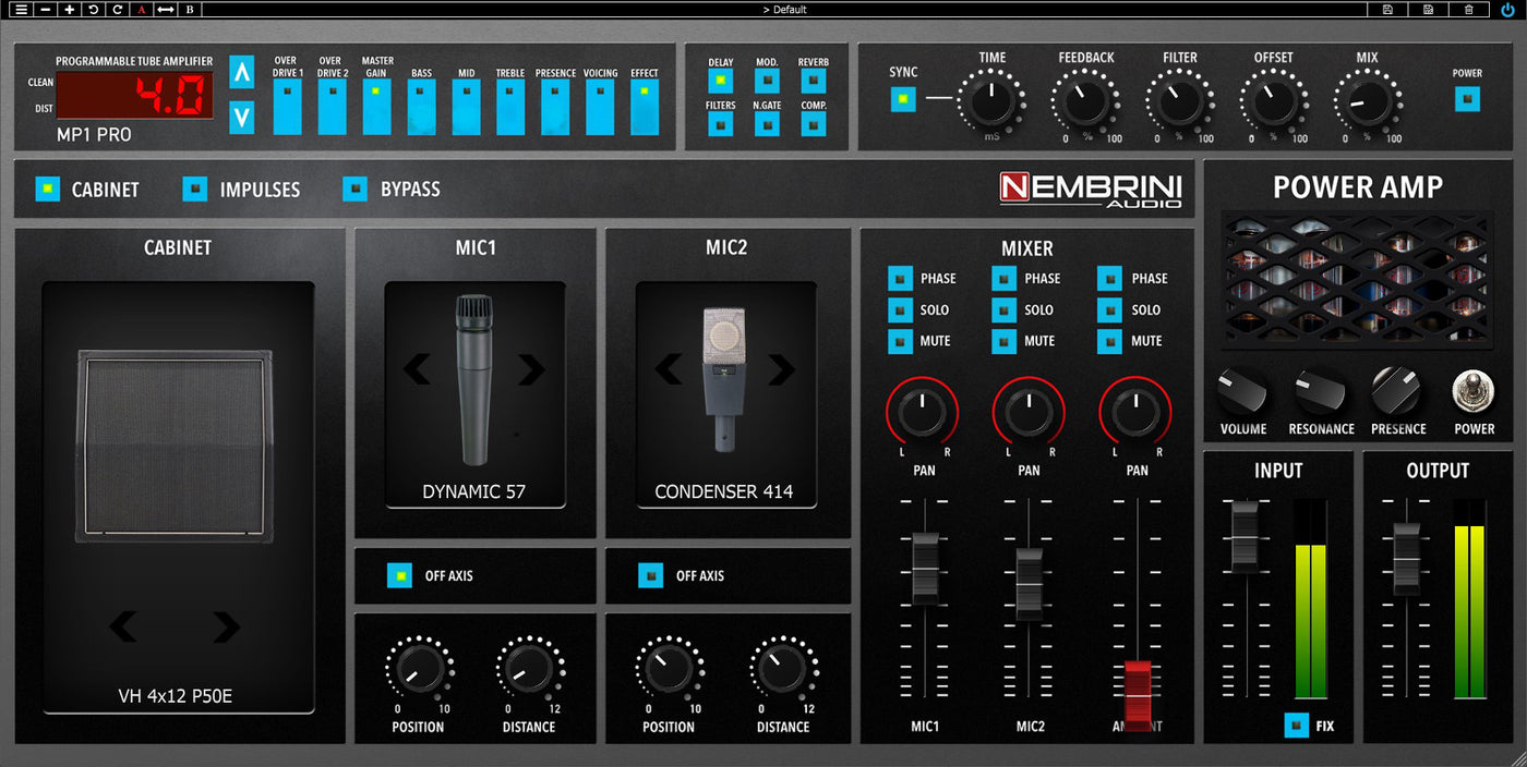 MP1 Pro Programmable Tube Guitar Amplifier – Nembrini Audio