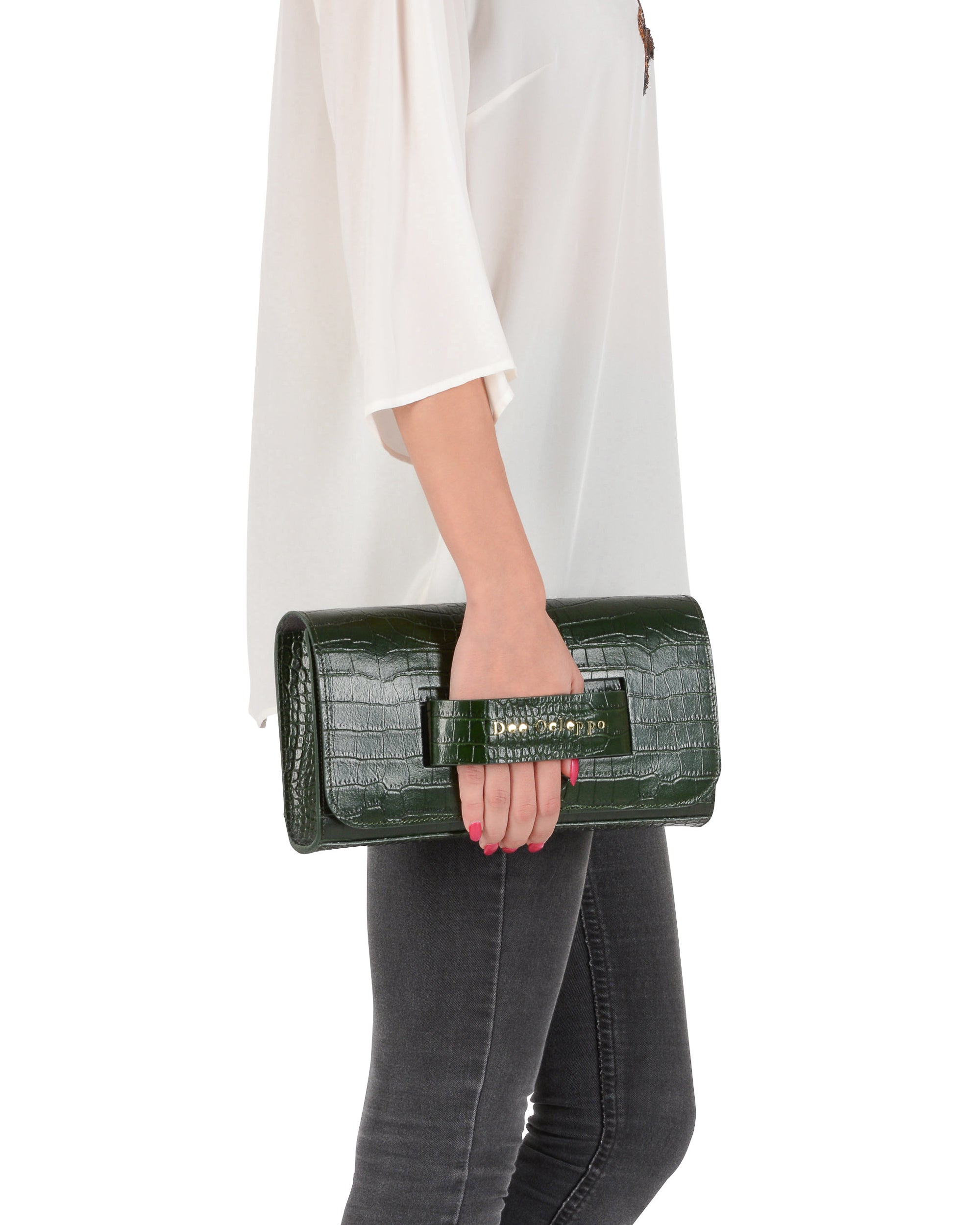 Everything Clutch Dark Green