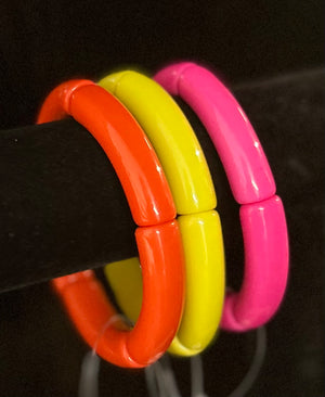 GOLDEN STELLA ACRYLIC BRACELETS - SHIFT