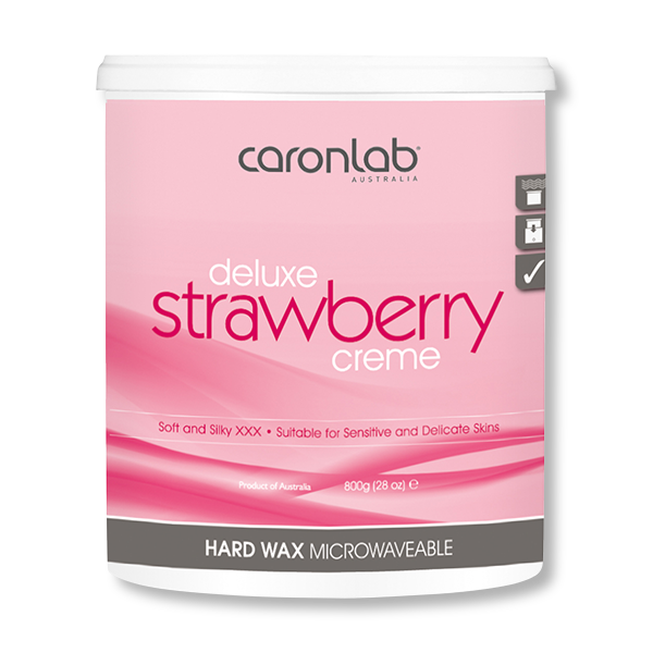 Image of Caronlab Hard Wax Strawberry Creme 800g