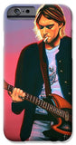 Kurt Cobain In Nirvana Painting 1 - Phone Case